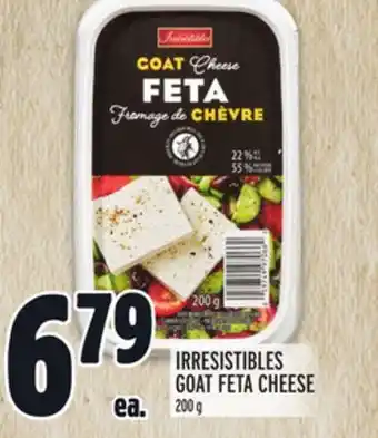 Metro Irresistibles goat feta cheese offer