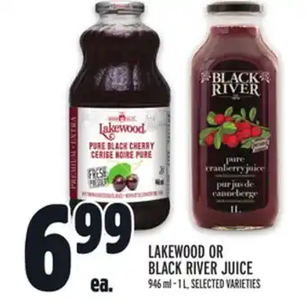 Metro Lakewood or black river juice offer