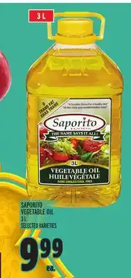 Metro Saporito vegetable oil offer