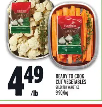 Metro Ready to cook cut vegetables offer