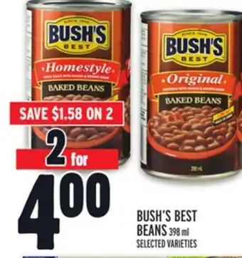 Metro Bush's best beans offer