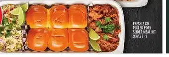 Metro Fresh 2 go pulled pork slider meal kit offer