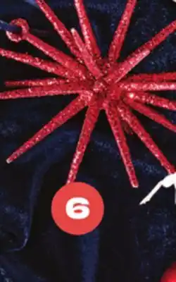 Loblaws Life at home red urchin ornament, set of 2 offer