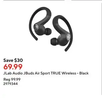 Staples Jlab audio jbuds air sport true wireless - black offer