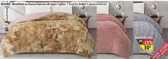 Sushi Shop Faux fur rabbit 1 piece comforter offer
