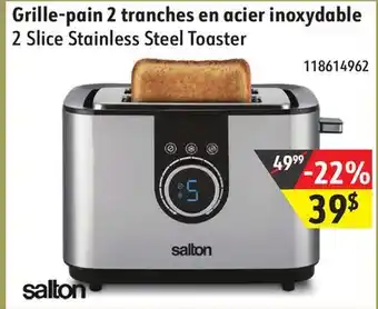 Sushi Shop Salton 2 slice stainless steel toaster offer