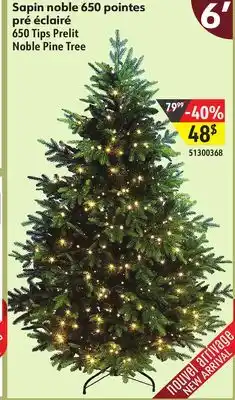Sushi Shop 650 tips prelit noble pine tree offer