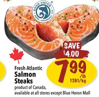 Farm Boy Fresh atlantic salmon steaks offer