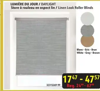 Sushi Shop Daylight / linen look roller blinds offer