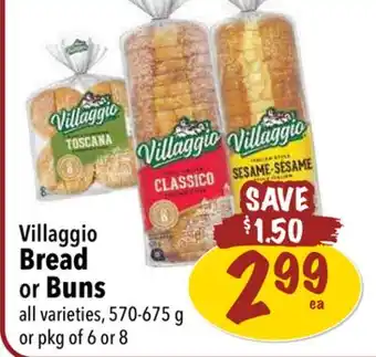 Farm Boy Villaggio bread or buns offer