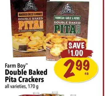 Farm Boy Farm boy double baked pita crackers offer