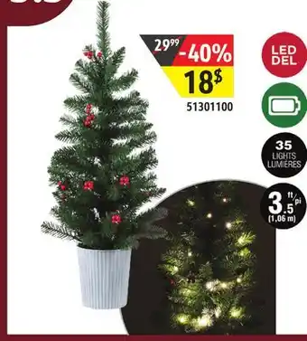 Sushi Shop Prelit pine potted tree offer