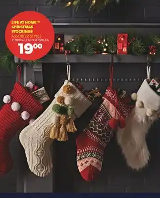 Real Canadian Superstore Life at home christmas stockings offer