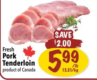 Farm Boy Fresh pork tenderloin offer
