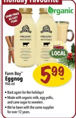 Farm Boy Farm boy eggnog offer