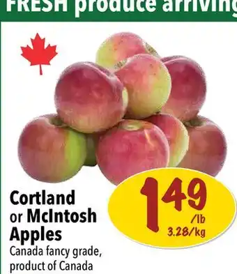 Farm Boy Cortland or mcintosh apples offer