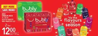 Metro Bubly sparkling water offer