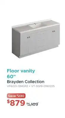 Bath Depot Floor vanity 60 offer