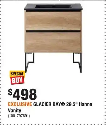 Home Depot Exclusive glacier bay 29.5 hanna vanity offer