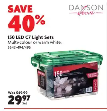 Home Hardware 150 led c7 light sets offer