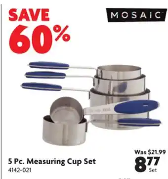 Home Hardware 5 pc. measuring cup set offer