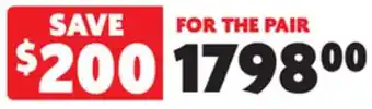 Home Hardware 5.2 cu. ft. front load washer and 8 cu. ft. front load electric dryer offer