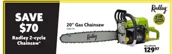 Home Hardware 20 gas chainsaw offer