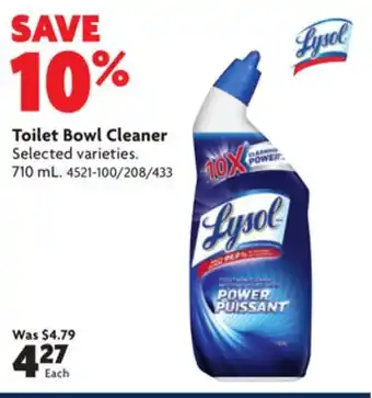 Home Hardware Toilet bowl cleaner offer