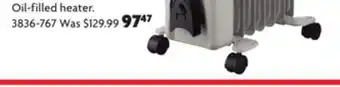 Home Hardware Oil-filled heater offer