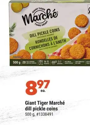 Giant Tiger Giant tiger marché dill pickle coins offer