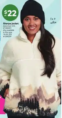 Giant Tiger Sherpa jacket offer