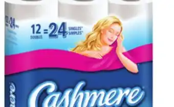 Giant Tiger Cashmere bathroom tissue offer