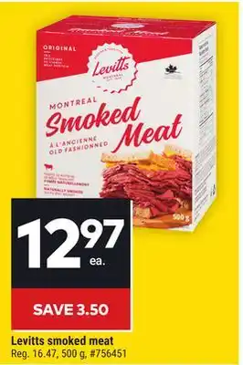 Giant Tiger Levitts smoked meat offer