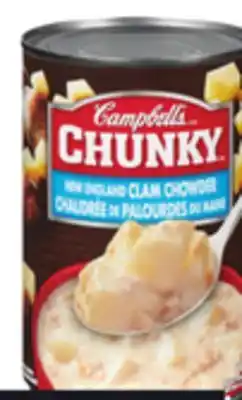 Giant Tiger Campbell's chunky soup offer