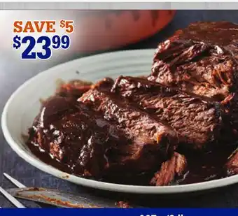 M & M Food Market Slow cooked beef pot roast offer