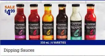M & M Food Market Dipping sauces offer