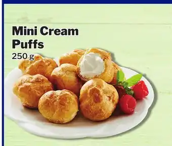 M & M Food Market Mini cream puffs offer