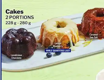 M & M Food Market Lemon blueberry cakes offer