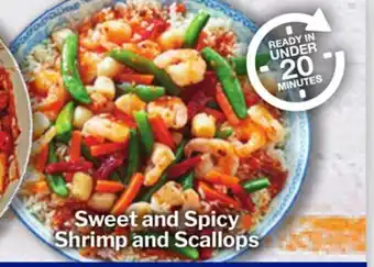 M & M Food Market Sweet and spicy shrimp and scallops offer
