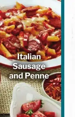 M & M Food Market Italian sausage and penne offer