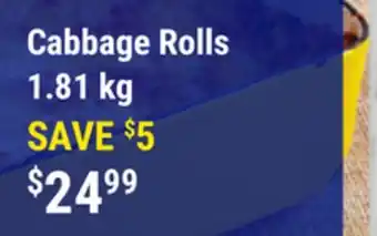 M & M Food Market Cabbage rolls offer