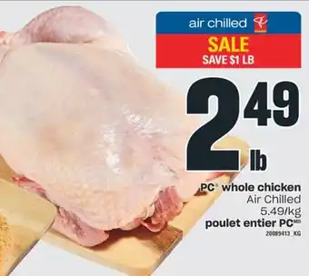 Valu-mart Poulet entier pc offer