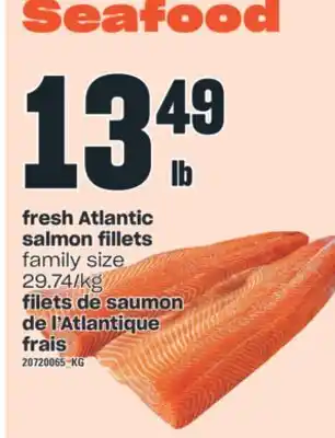 Valu-mart Filets de saumon de l'atlantique frais offer