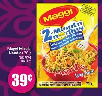 FreshCo Maggi masala noodles 70 g offer