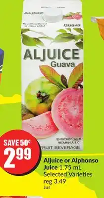 FreshCo Aljuice or alphonso juice 1.75 ml selected varieties offer