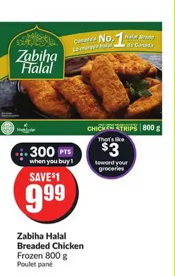 FreshCo Zabiha halal breaded chicken frozen 800 g offer