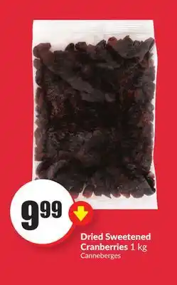 FreshCo Dried sweetened cranberries 1 kg offer