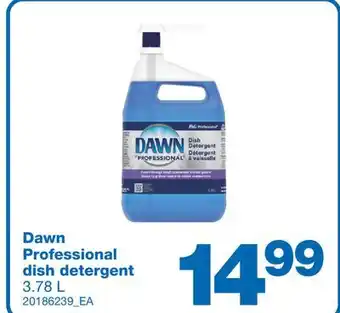 Wholesale Club Dawn professional dish detergent, 3.78 l offer