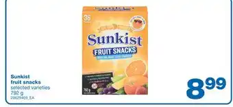 Wholesale Club Sunkist fruit snacks, 792 g offer