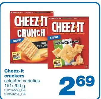 Wholesale Club Cheez-it crackers, 191/200 g offer